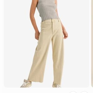 Miou Muse Cream Boot Cut Pants